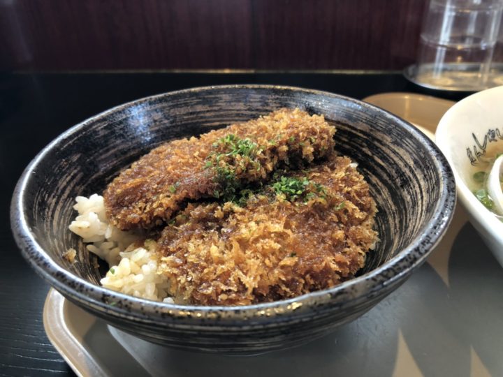 きんしゃい亭県央店のB定食・タレカツ丼のアップ