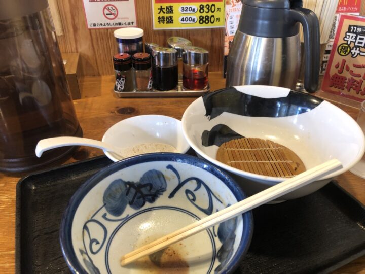 八 吉田店 濃厚つけ麺は太麺2021-12-09 011 (2)